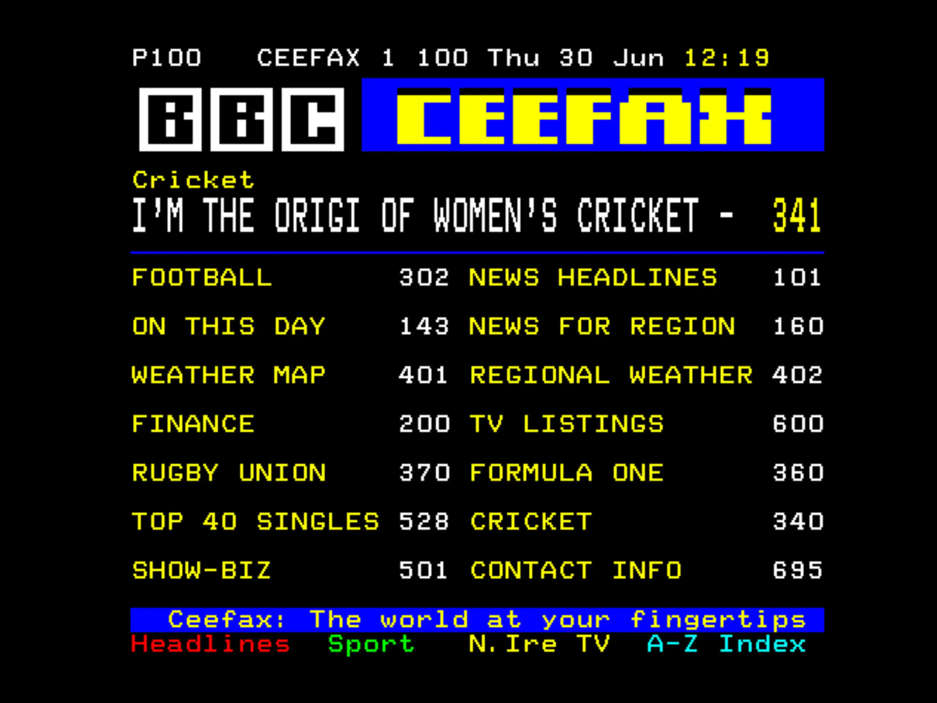 teletex screenshot